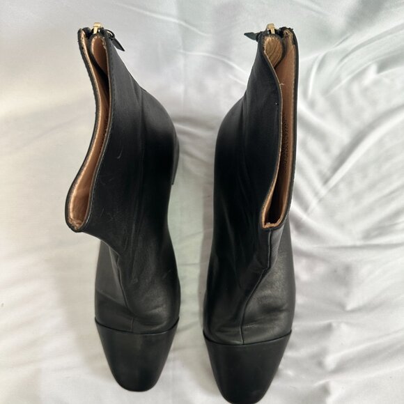 J Crew Cap-Toe Ankle Boots Size 9 - Picture 5 of 8
